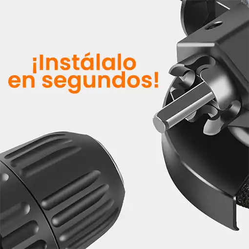 ADAPATADOR DE PULIDORA PARA TALADRO + AFILADORA DE BROCAS GRATIS 🎁🪄