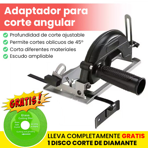 Adaptador para corte angular 👷🤩 ¡Incluye 1 disco de corte GRATIS!
