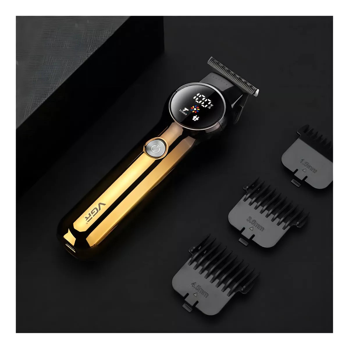 Máquina Profesional VGR🤩Una máquina inalámbrica de alto rendimiento, diseñada para cortes perfectos sin irritar la piel de tus clientes.