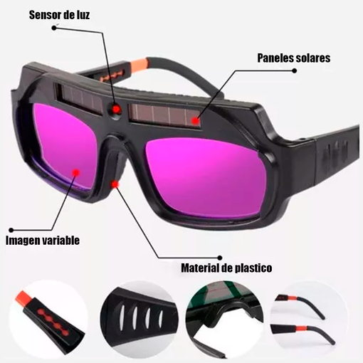 Gafas para soldadura + 9 barras 🕶️💥