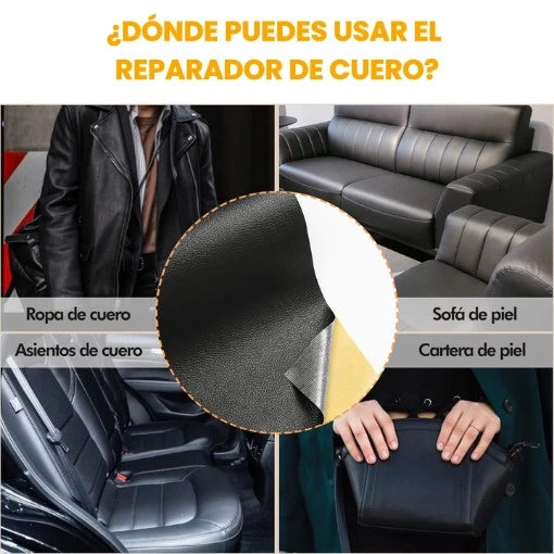 2 REPARADORES DE CUERO ADHESIVO x 140 CM + 2 RESTAURADORES GRATIS 🤩😱