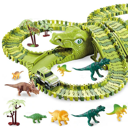 Pista Dinosaurio con más de 240 piezas 🤩🦖