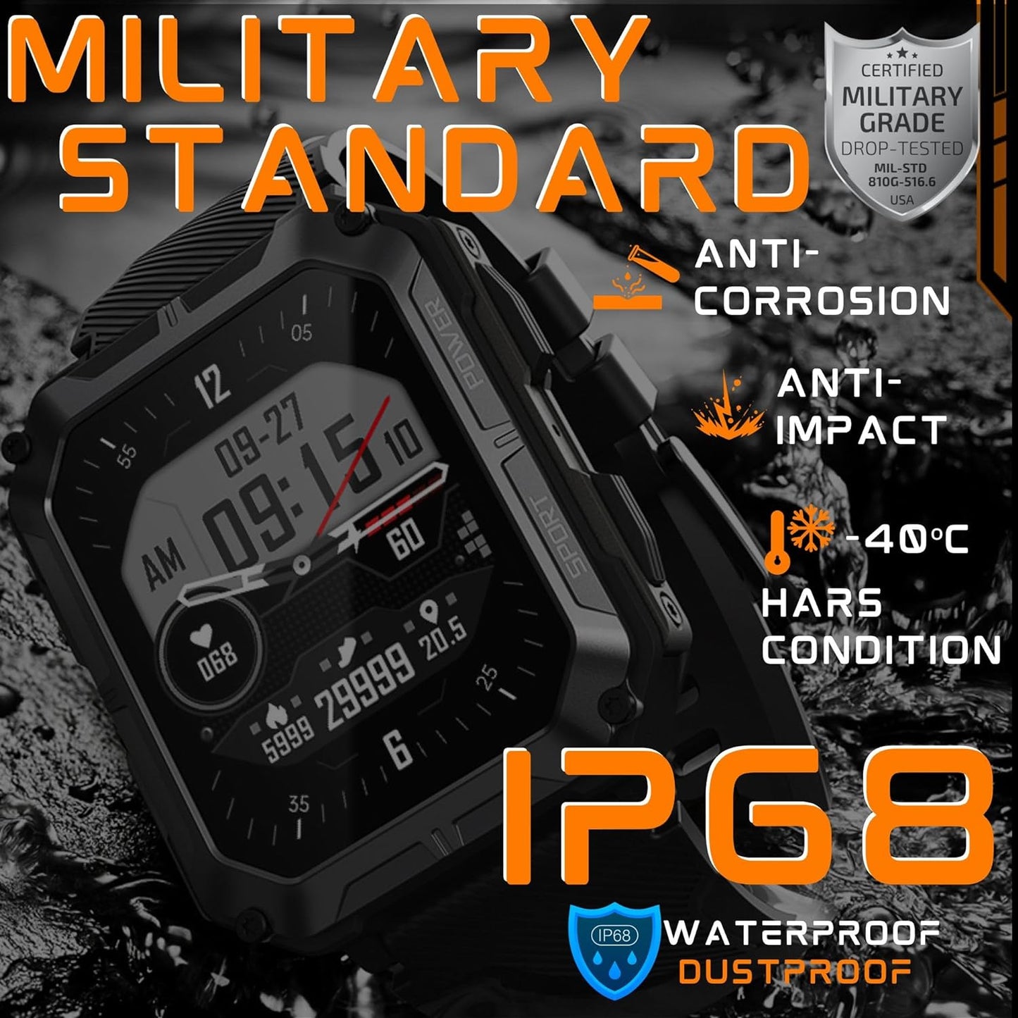 Reloj indestructible C20 PRO