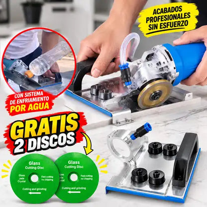 BISELADORA DE AZULEJOS + 2 DISCOS CORTE DE DIAMANTE 😱 🎁 ¡GRATIS! 🎁