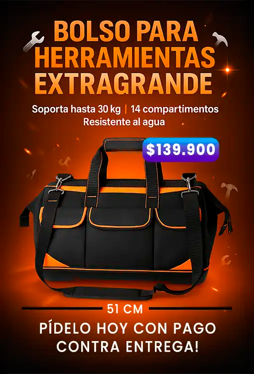 BOLSO PARA HERRAMIENTAS EXTRAGRANDE🛠️🧰