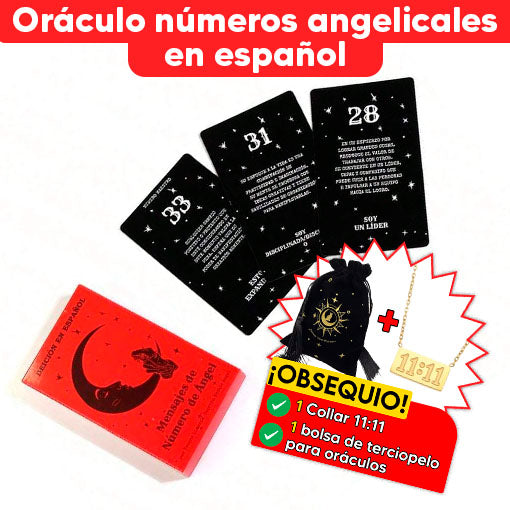 ORÁCULO NÚMEROS ANGELICALES + 2 REGALOS ¡GRATIS!