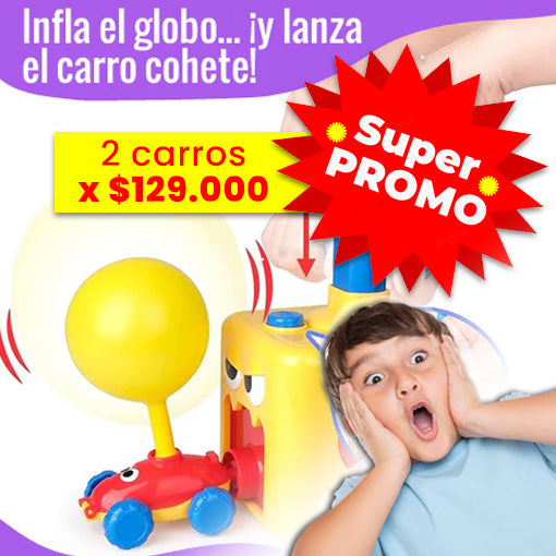 Carro lanza globos 🎈🏎️