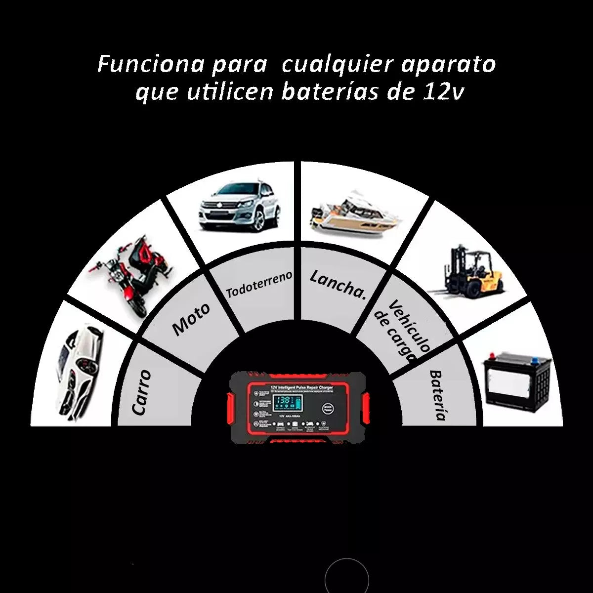 🔋Cargador de batería para carro🚙