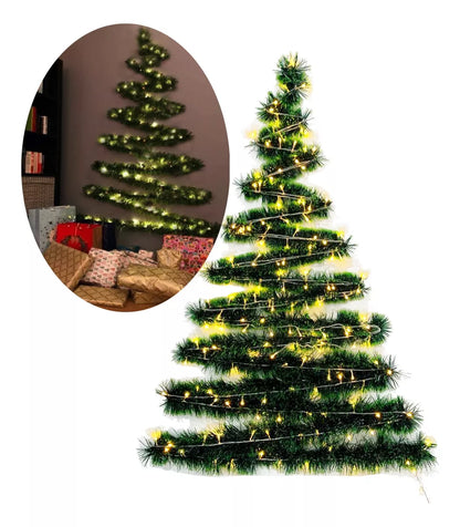 COMBO ÁRBOL NAVIDEÑO DE PARED 🎅🎄 ¡Incluye decoración GRATIS! 🎁