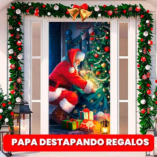 2 Fundas navideñas para puertas 🚪🎅