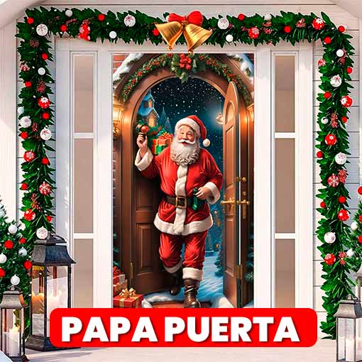 2 Fundas navideñas para puertas 🚪🎅