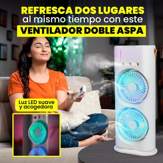 Ventilador doble aspa