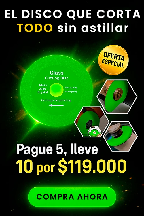 🔥 PAGA 5 Y LLÉVATE 10 DISCOS DE CORTE DE DIAMANTE 💎