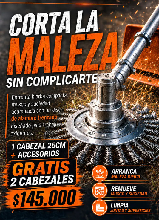 Cabeza de alambre corta maleza