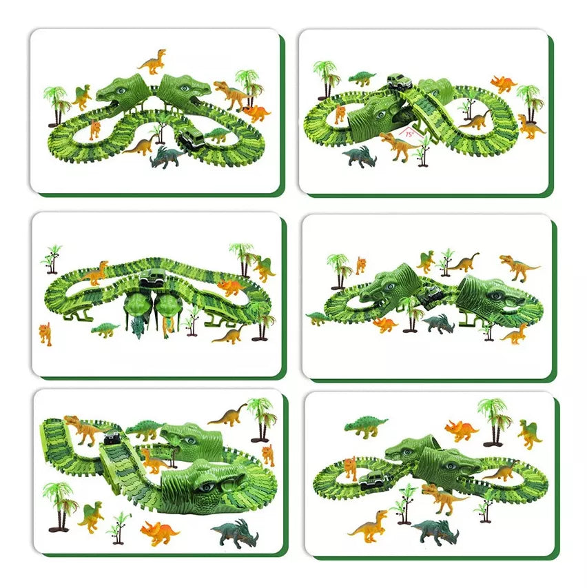 Pista Dinosaurio con más de 240 piezas 🤩🦖