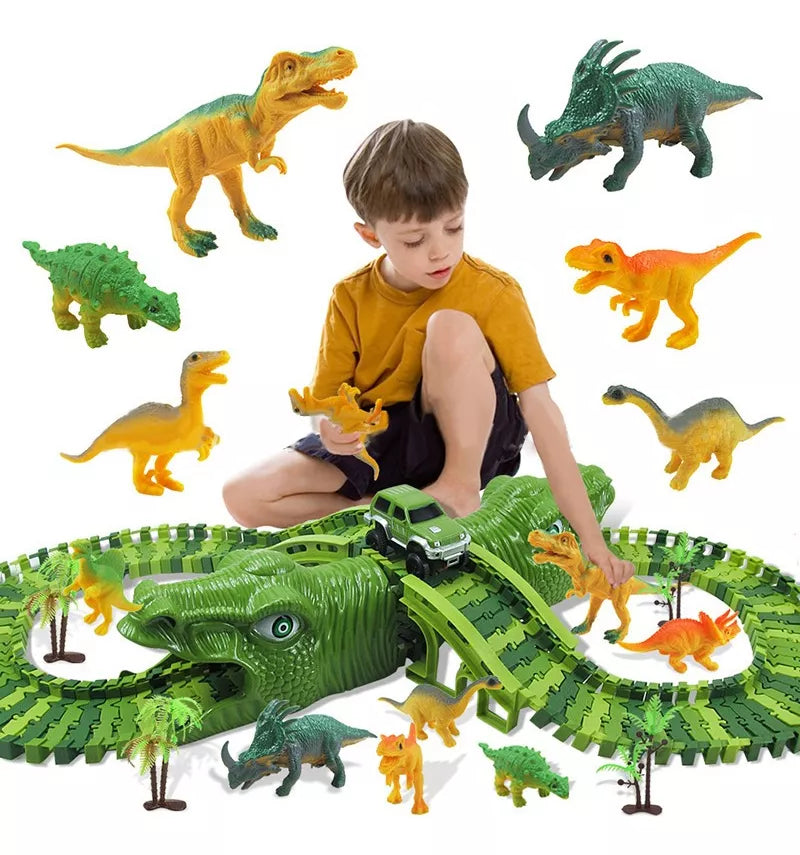 Pista Dinosaurio con más de 240 piezas 🤩🦖