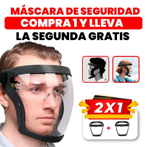 LLEVA 2 MÁSCARAS DE SEGURIDAD AL PRECIO DE 1 😱