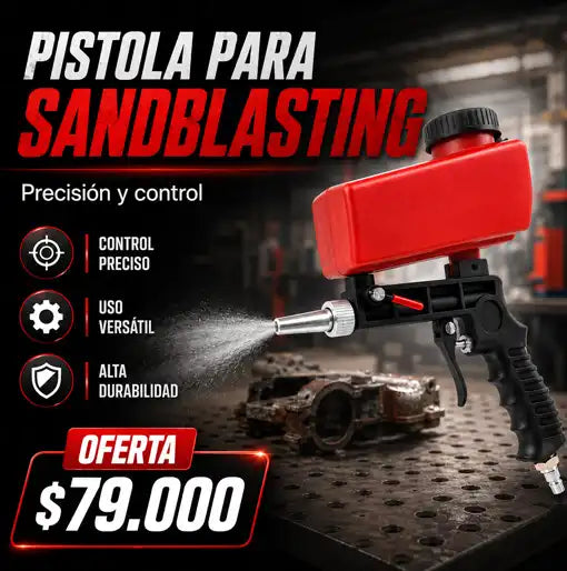 Pistola para Sandblasting🔫